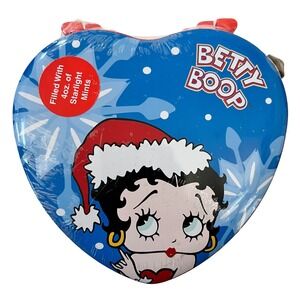Vintage Betty Boop Tin Lunch Box 4oz Starlight Mints Sealed Candy 2000
